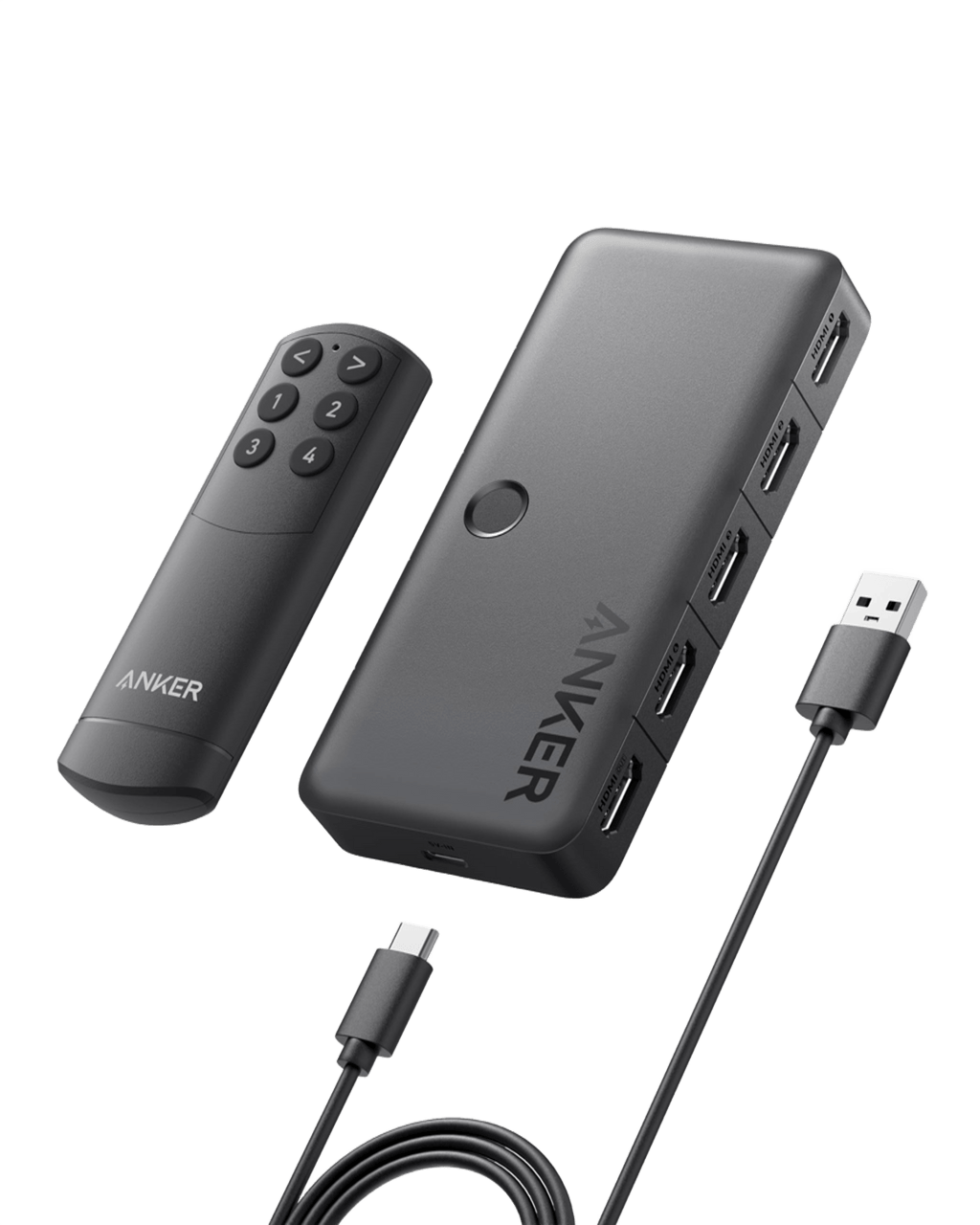 HDMI Switch (4 in 1 Out, 4K HDMI)