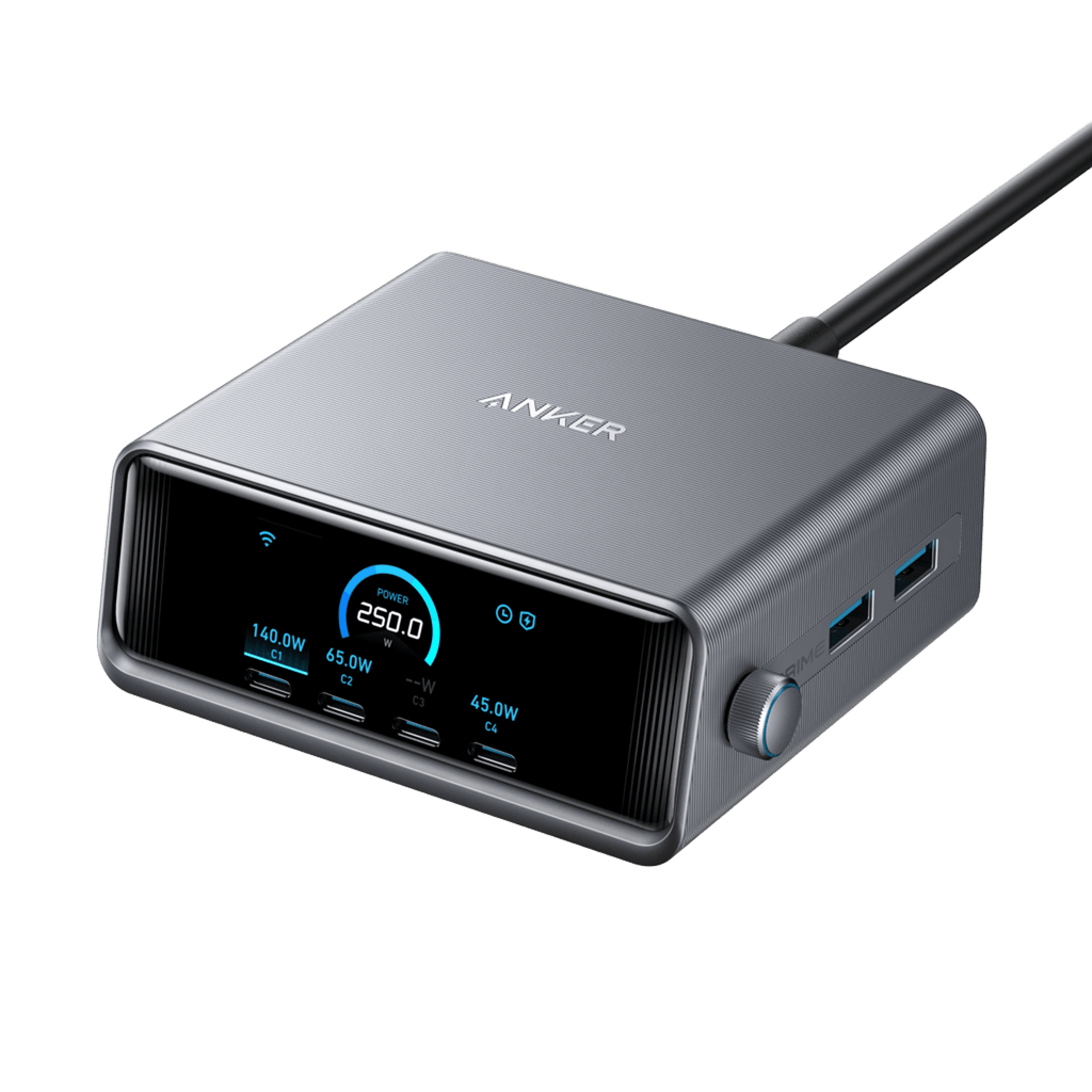 Prime Charger (250W, 6 Ports, GaNPrime)