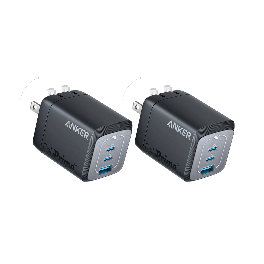 Prime 67W GaN Wall Charger (3 Ports) 2-Pack